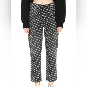 Alexander Wang Logo Jeans